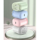 Maxbell Mini Foldable Phone Charger Adapter Fast Charging for iPhone12 for iOS Pink