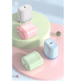 Maxbell Mini Foldable Phone Charger Adapter Fast Charging for iPhone12 for iOS Pink