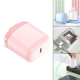 Maxbell Mini Foldable Phone Charger Adapter Fast Charging for iPhone12 for iOS Pink