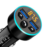 Maxbell Car Charger Aluminum Alloy Portable Mini Rapid Power for MP3 MP4 Cameras Car Black