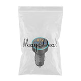 Maxbell Car Charger Aluminum Alloy Portable Mini Rapid Power for MP3 MP4 Cameras Car Black