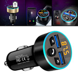 Maxbell Car Charger Aluminum Alloy Portable Mini Rapid Power for MP3 MP4 Cameras Car Black