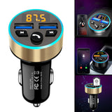 Maxbell Car Charger Aluminum Alloy Portable Mini Rapid Power for MP3 MP4 Cameras Car Gold