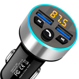 Maxbell Car Charger Aluminum Alloy Portable Mini Rapid Power for MP3 MP4 Cameras Car Silver