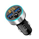 Maxbell Car Charger Aluminum Alloy Portable Mini Rapid Power for MP3 MP4 Cameras Car Silver