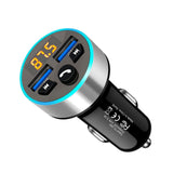 Maxbell Car Charger Aluminum Alloy Portable Mini Rapid Power for MP3 MP4 Cameras Car Silver
