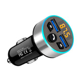 Maxbell Car Charger Aluminum Alloy Portable Mini Rapid Power for MP3 MP4 Cameras Car Silver