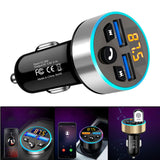 Maxbell Car Charger Aluminum Alloy Portable Mini Rapid Power for MP3 MP4 Cameras Car Silver