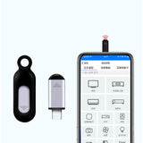 Maxbell Mini Remote Control Mobile Phone Controller Plug and Play Home Air Type-C Silver
