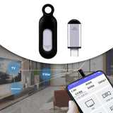 Maxbell Mini Remote Control Mobile Phone Controller Plug and Play Home Air Type-C Silver