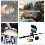 Maxbell Fish Finder Camera Night Visible Tackles LCD Monitor Waterproof 4.3inch