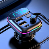 Maxbell Car Audio Adapter Type C PD20W USB QC3.0 U Disk Playback Handsfree Call