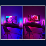 Maxbell Rhythm Lights RGB Voice-Activated Colorful Lamp for Room TV smart wifi