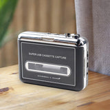 Maxbell Portable USB Cassette Tape to MP3 Converter Capture Audio Music Player