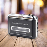 Maxbell Portable USB Cassette Tape to MP3 Converter Capture Audio Music Player