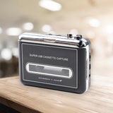 Maxbell Portable USB Cassette Tape to MP3 Converter Capture Audio Music Player