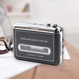 Maxbell Portable USB Cassette Tape to MP3 Converter Capture Audio Music Player