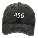 Maxbell Squid Game Peripheral Washed Baseball Hat Denim Vintage Neutral Baseball Cap black 456