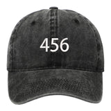 Maxbell Squid Game Peripheral Washed Baseball Hat Denim Vintage Neutral Baseball Cap black 456
