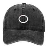 Maxbell Squid Game Peripheral Washed Baseball Hat Denim Vintage Neutral Baseball Cap black circle