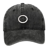 Maxbell Squid Game Peripheral Washed Baseball Hat Denim Vintage Neutral Baseball Cap black circle