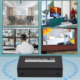 Maxbell HDMI Extender 1080P 196 ft/60M HDCP1.2 Single Cable for Monitor HDTV Cameras