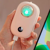 Maxbell Rechargeable Hand Warmer 10000mAh USB Heater for Winter Outdoor Pink Rabbit