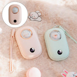 Maxbell Rechargeable Hand Warmer 10000mAh USB Heater for Winter Outdoor Pink Rabbit
