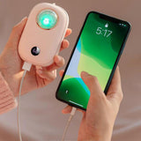 Maxbell Rechargeable Hand Warmer 10000mAh USB Heater for Winter Outdoor Pink Rabbit