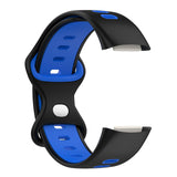 Maxbell Bands Soft Silicone Band For Fitbit charge5 smart watch Strap  Black