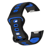 Maxbell Bands Soft Silicone Band For Fitbit charge5 smart watch Strap  Black