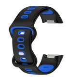Maxbell Bands Soft Silicone Band For Fitbit charge5 smart watch Strap  Black