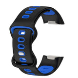 Maxbell Bands Soft Silicone Band For Fitbit charge5 smart watch Strap  Black
