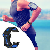 Maxbell Bands Soft Silicone Band For Fitbit charge5 smart watch Strap  Black