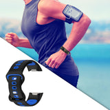 Maxbell Bands Soft Silicone Band For Fitbit charge5 smart watch Strap  Black
