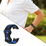 Maxbell Bands Soft Silicone Band For Fitbit charge5 smart watch Strap  Black