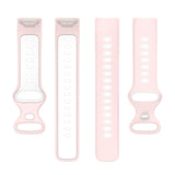 Maxbell Bands Soft Silicone Band For Fitbit charge5 smart watch Strap  Pink