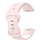 Maxbell Bands Soft Silicone Band For Fitbit charge5 smart watch Strap  Pink