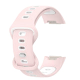 Maxbell Bands Soft Silicone Band For Fitbit charge5 smart watch Strap  Pink