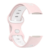 Maxbell Bands Soft Silicone Band For Fitbit charge5 smart watch Strap  Pink