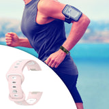 Maxbell Bands Soft Silicone Band For Fitbit charge5 smart watch Strap  Pink