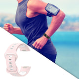 Maxbell Bands Soft Silicone Band For Fitbit charge5 smart watch Strap  Pink