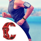 Maxbell Bands Soft Silicone Band For Fitbit charge5 smart watch Strap  Red