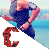 Maxbell Bands Soft Silicone Band For Fitbit charge5 smart watch Strap  Red