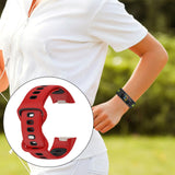 Maxbell Bands Soft Silicone Band For Fitbit charge5 smart watch Strap  Red