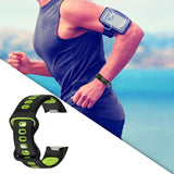 Maxbell Bands Soft Silicone Band For Fitbit charge5 smart watch Strap  Light Blue