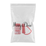 Maxbell Mini Wall Phone Corded Powered by Telephone Line for Hotel Family Red
