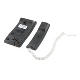 Maxbell Mini Wall Phone Corded Powered by Telephone Line for Hotel Family White