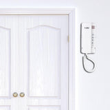 Maxbell Mini Wall Phone Corded Powered by Telephone Line for Hotel Family White
