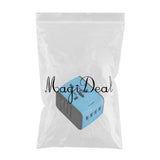 Maxbell Travel Adapter 4x USB Ports All in One for Speaker Cell Phone blue